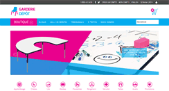 Desktop Screenshot of garderiedepot.com